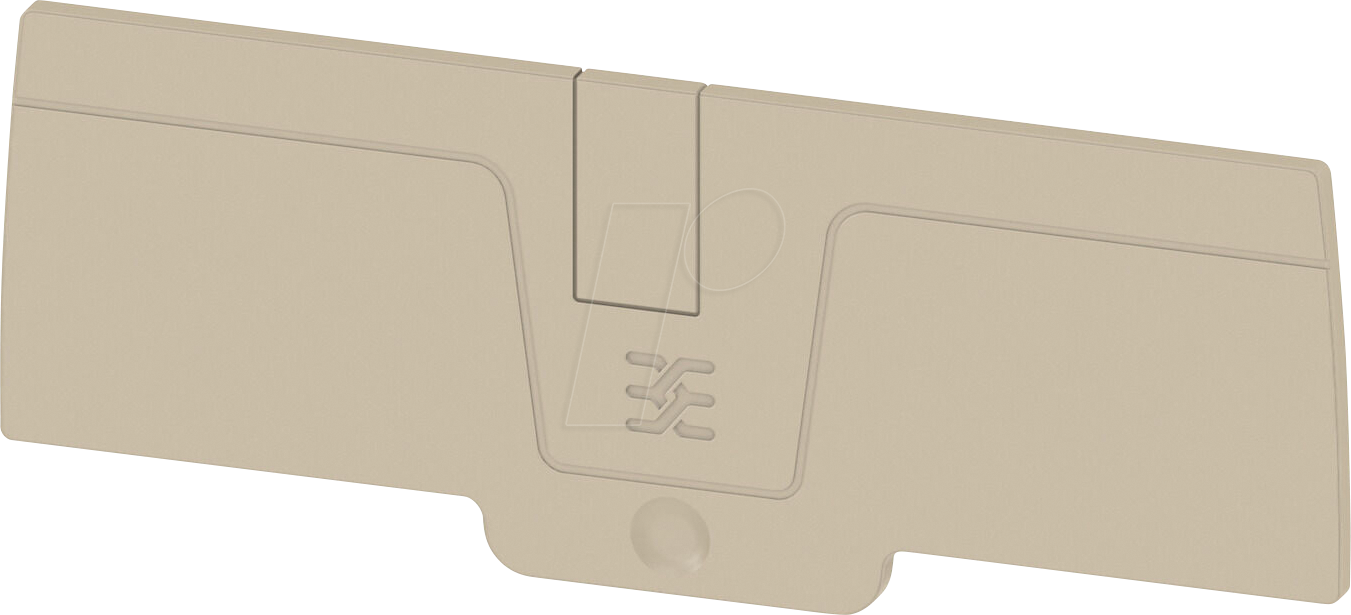 AEP 4C 6 - A-Reihe, Abschlussplatte, AEP 4C 6, beige