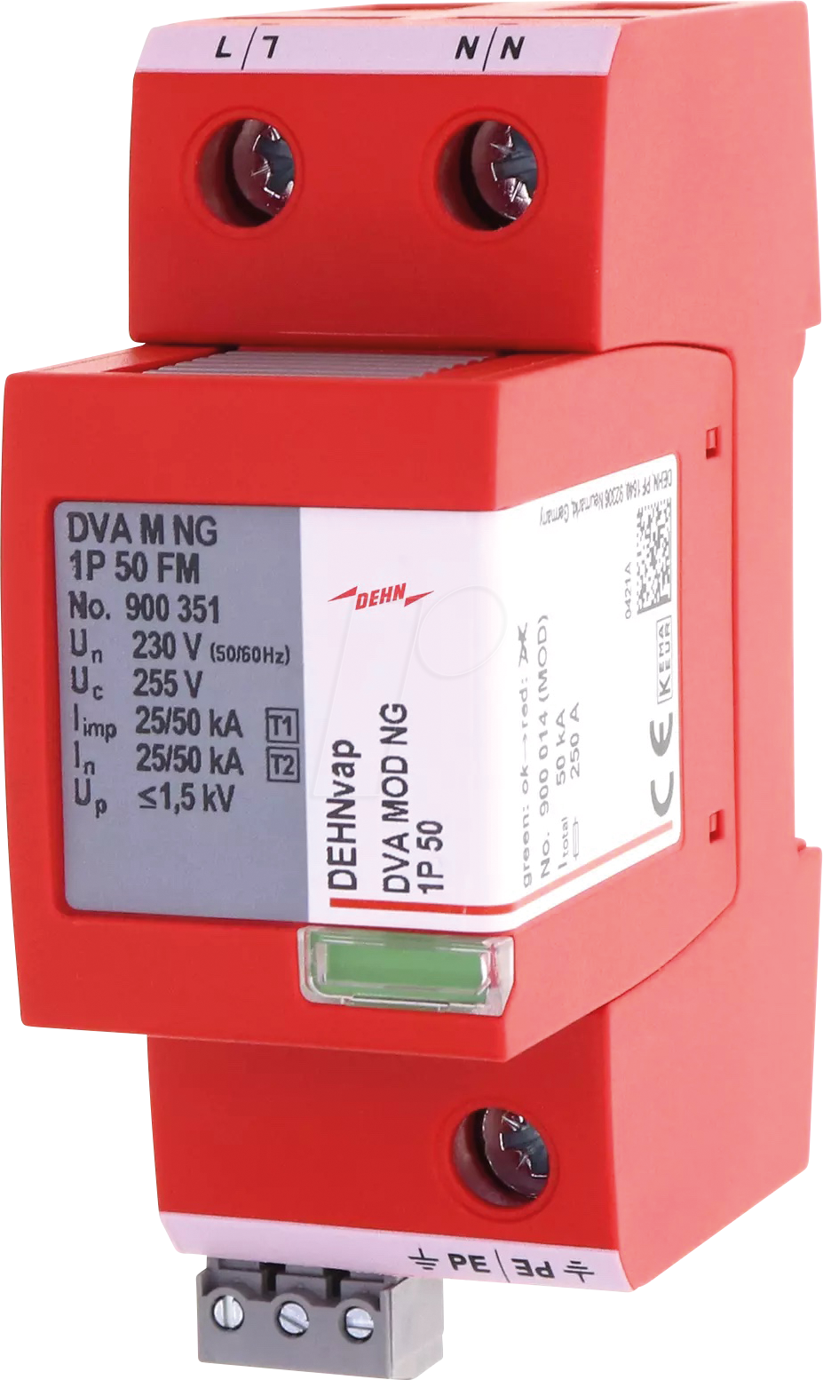 DEHN 900351 - Kombiableiter,TT + TN-S, (1+1 Schaltung),Fernmelde, modular