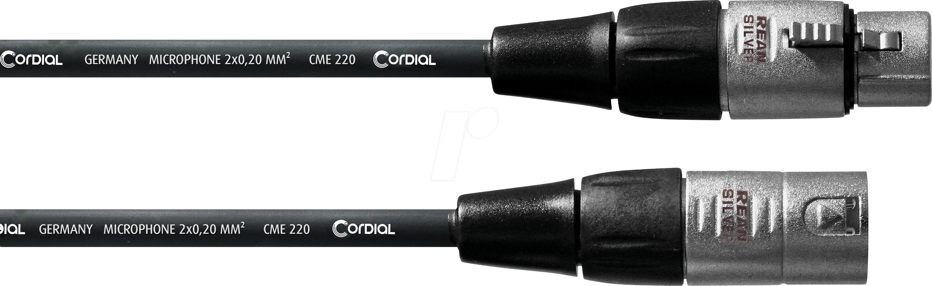 CFM 2,5 FM - CORDIAL 1x XLR female 3 pol,1x XLR male 3 pol, 2,50m