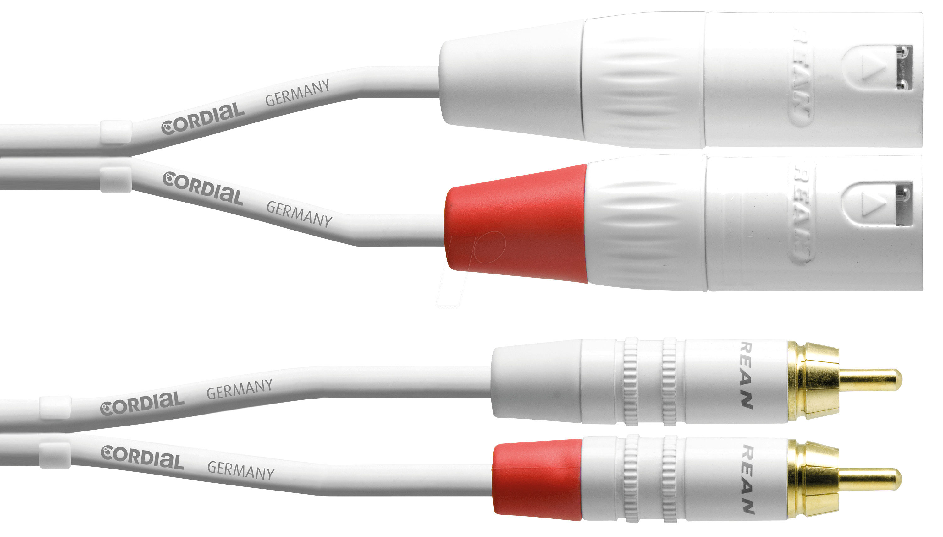 CFU 6 MC-SN - CORDIAL 2x XLR male 3 pol, 2x Cinch-RCA, 6,00m