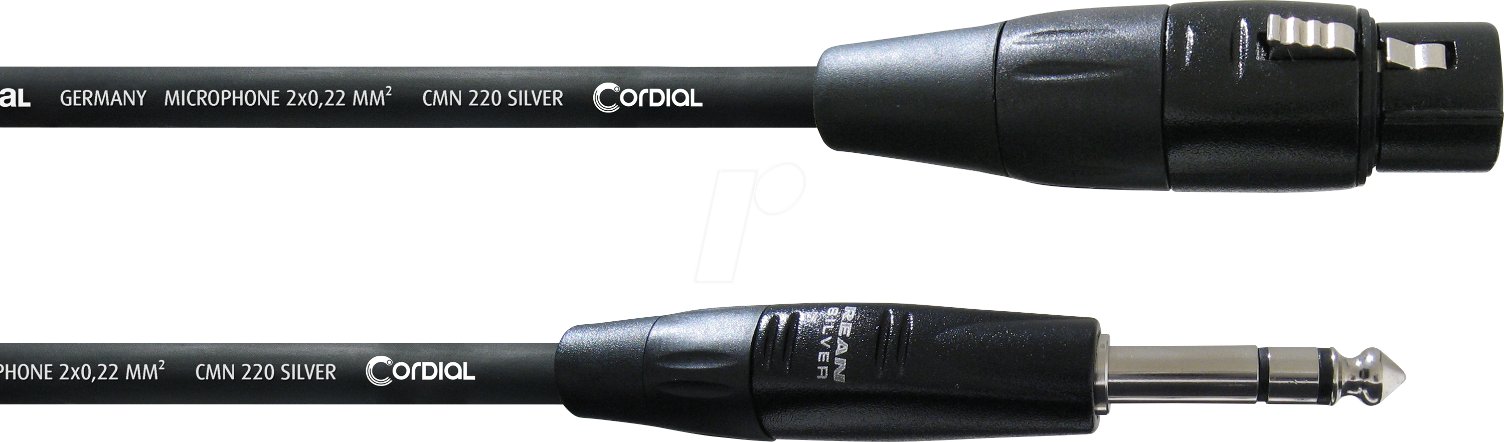 CIM 1,5 FV - CORDIAL 1x XLR female 3 pol, 1x 6.3 mm Klinke stereo, 1,50m