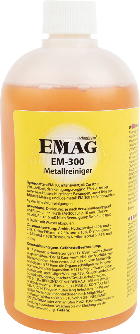 EMAG EM300 - Ultraschall-Reinigungskonzentrat, Super-Spezial,500 ml