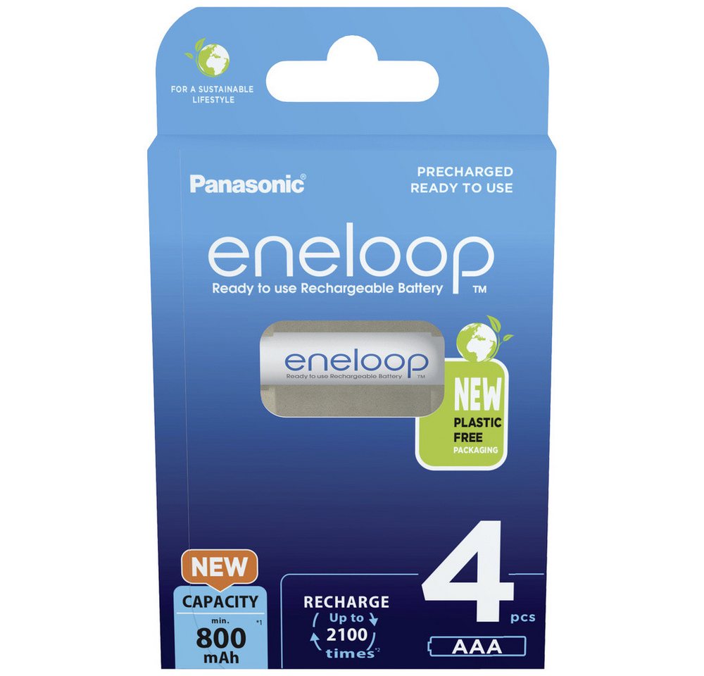 ENELOOP 4XAAAC - eneloop, NiMh Akku, AAA (Micro), 800 mAh, 4er-Pack Bild 4