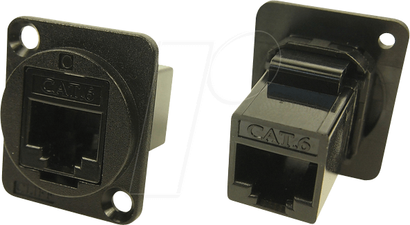 CLIFF CP30222 - RJ45-Adapter Frontplattenmontage, Cat.6 , FT Serie