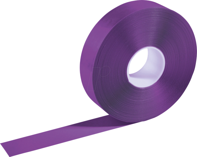 DURABLE 102112 - Bodenmarkierungsband, lila, 0,5 mm dick, 50 mm x 30 m