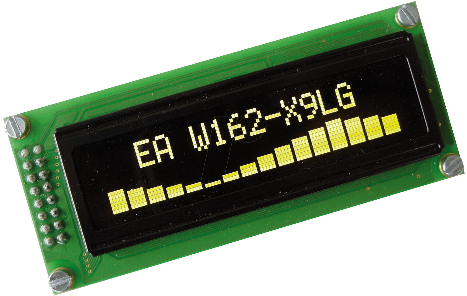 EA W162-X9LG - Display OLED, 2x16, 85x36mm, gelb