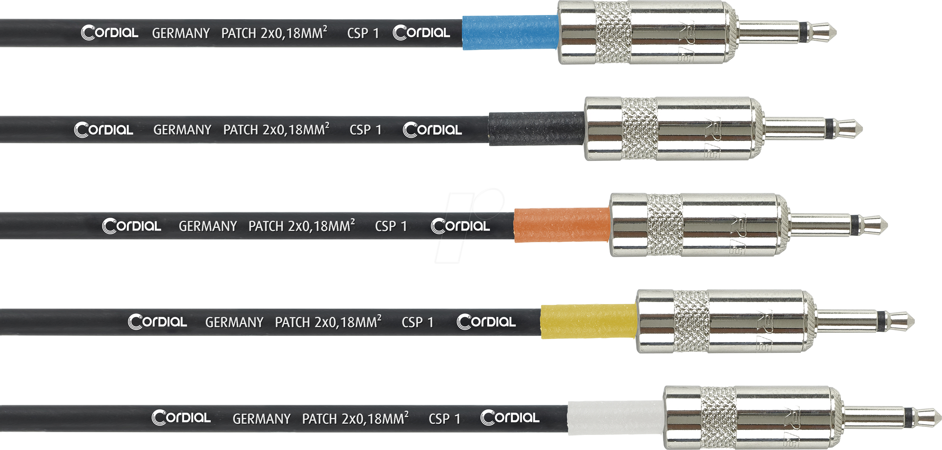 CPI 0,9 ZZ - CORDIAL 6.3 mm Klinke stereo, 3.5 mm Klinkenbuchse stereo, 0,90m