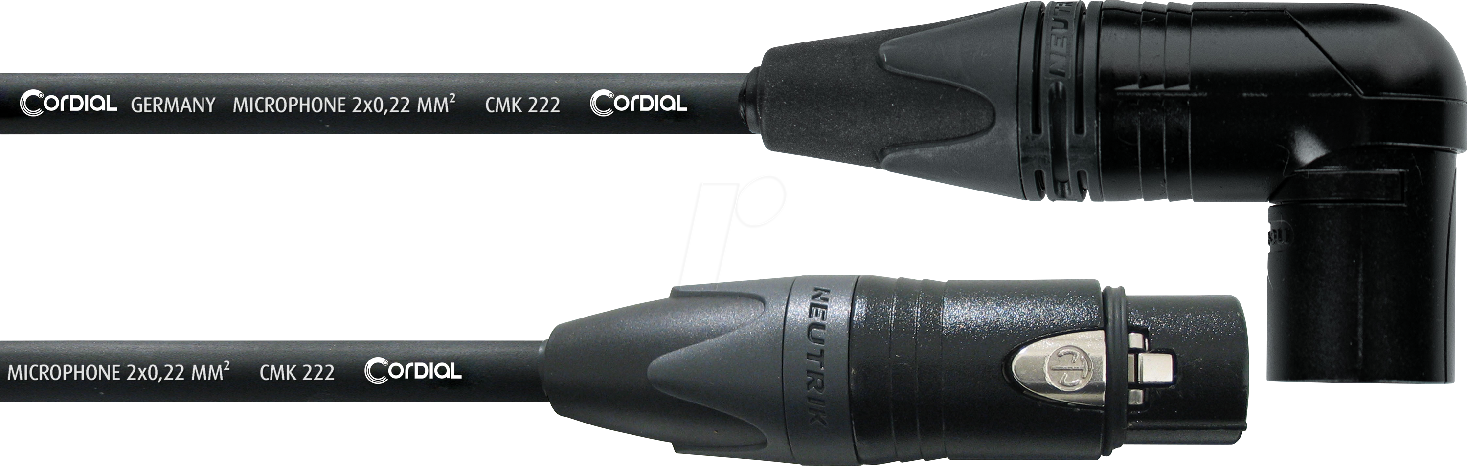 CPM 1 FMR - CORDIAL 1x XLR female 3 pol, 1x XLR male 3 pol, 1,00m