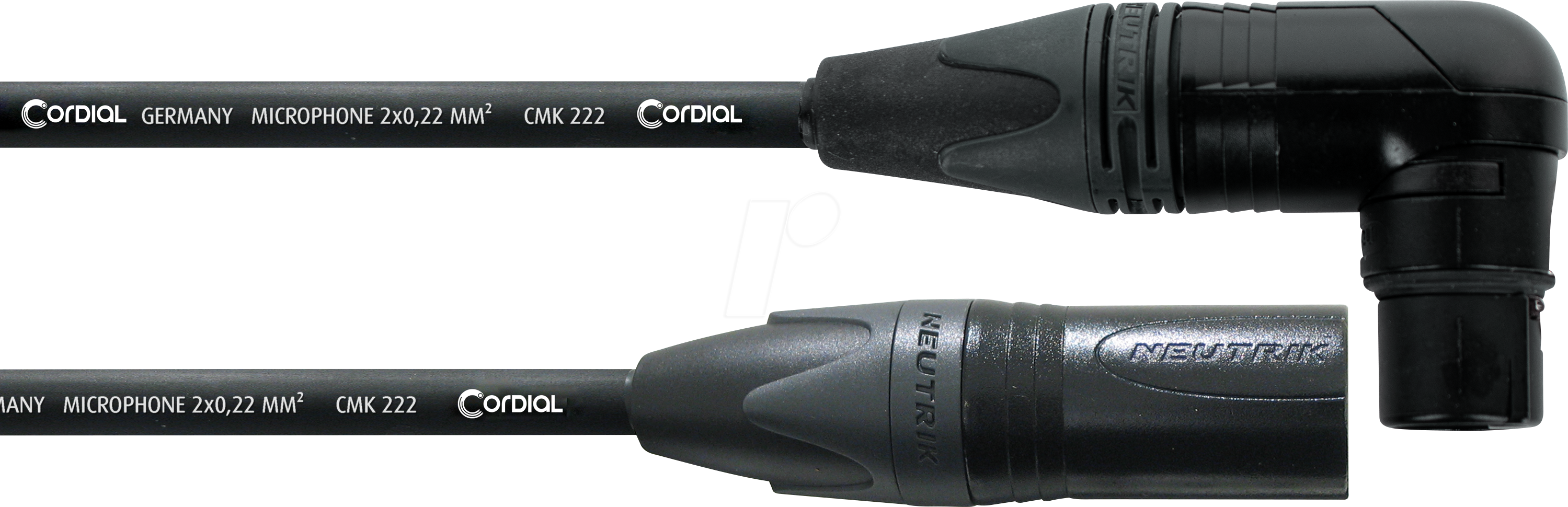 CPM 2,5 FRM - CORDIAL 1x XLR female 3 pol, 1x XLR male 3 pol, 2,50m