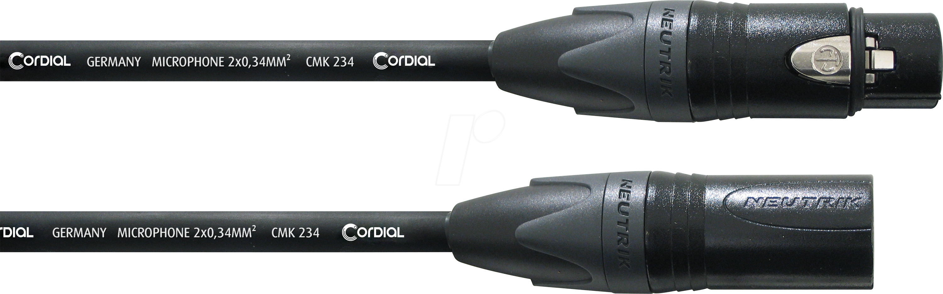 CPM 20 FM 234 - CORDIAL 1x XLR female 3 pol, 1x XLR male 3 pol, 20,00m