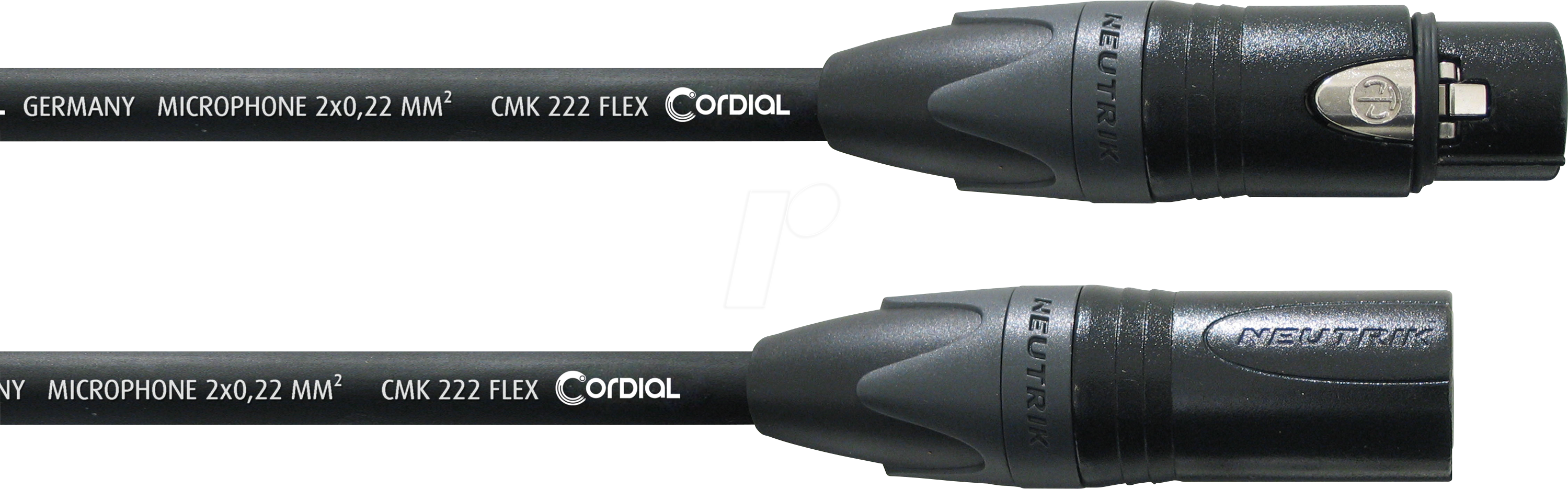 CPM 5 FM-FLEX - CORDIAL 1x XLR female 3 pol, 1x XLR male 3 pol, 5,00m
