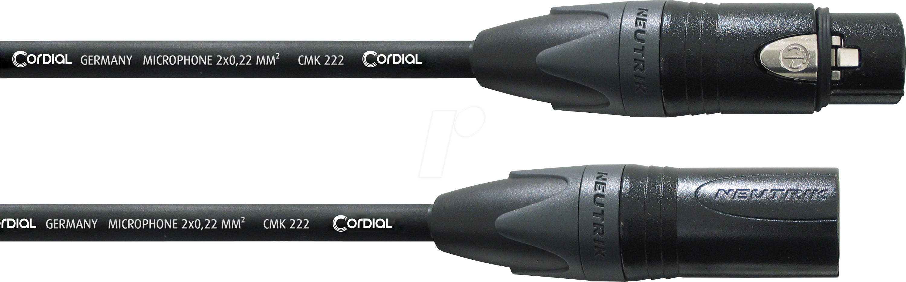 CPM 6 FM - CORDIAL 1x XLR female 3 pol, 1x XLR male 3 pol, 6,00m