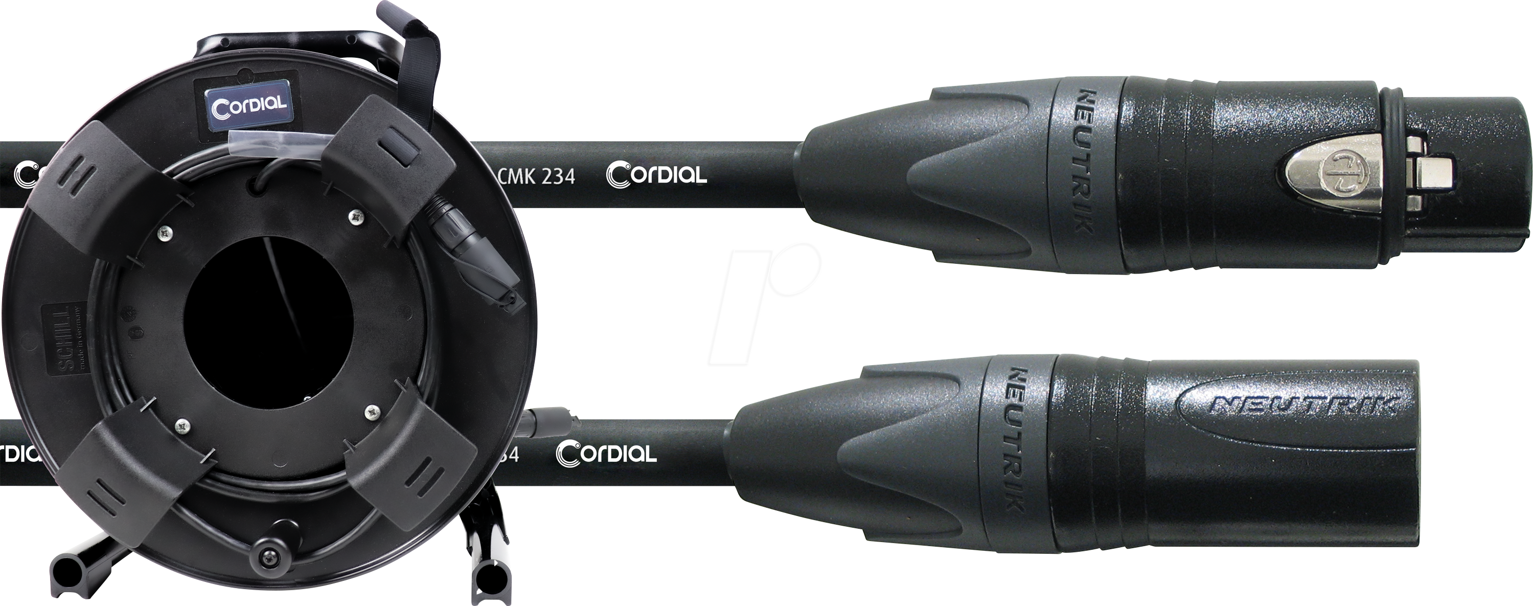 CPM 75 FM234SD - CORDIAL 1x XLR female 3 pol, 1x XLR male 3 pol, 75,00m