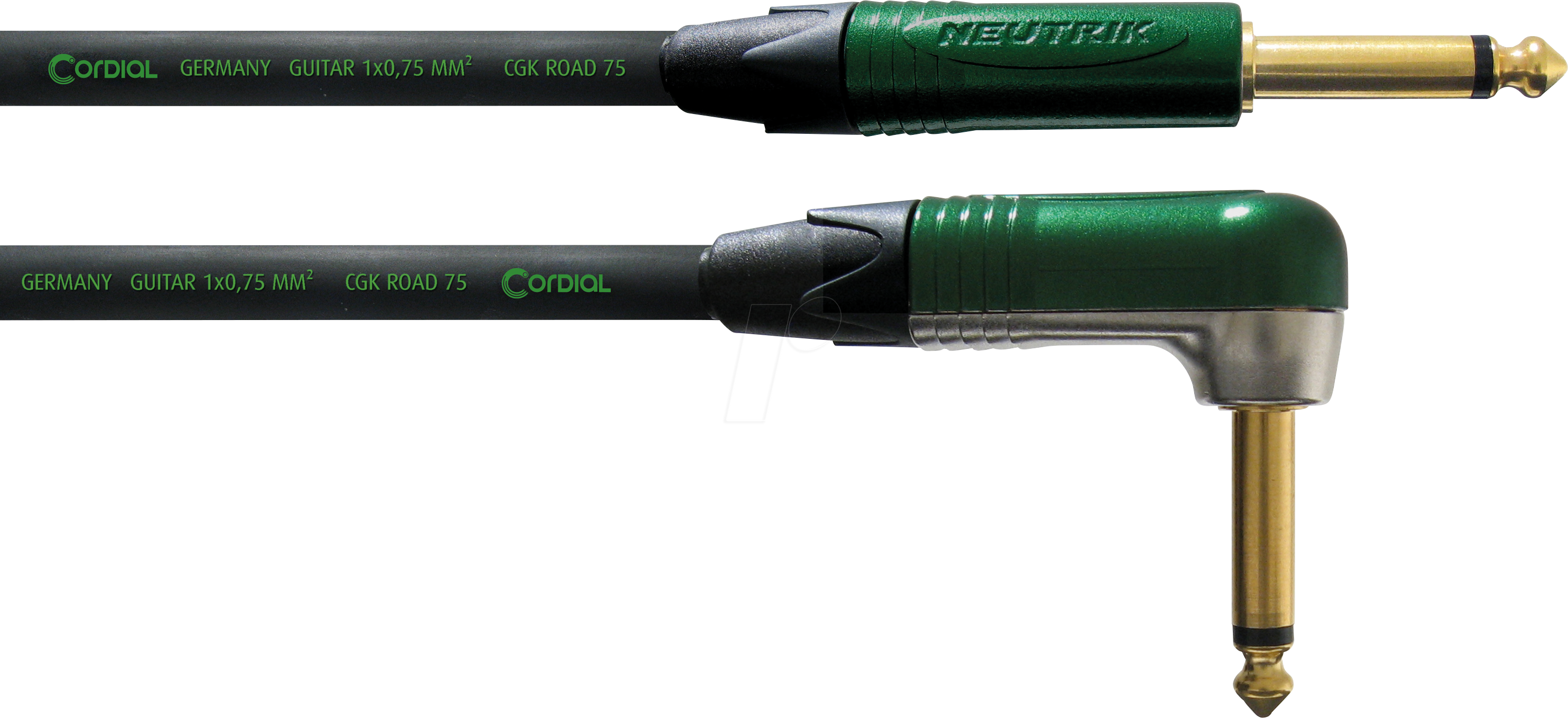 CRI 6 PR - CORDIAL 6,3 mm Mono Klinke, Mono Winkelklinke, 6,00m