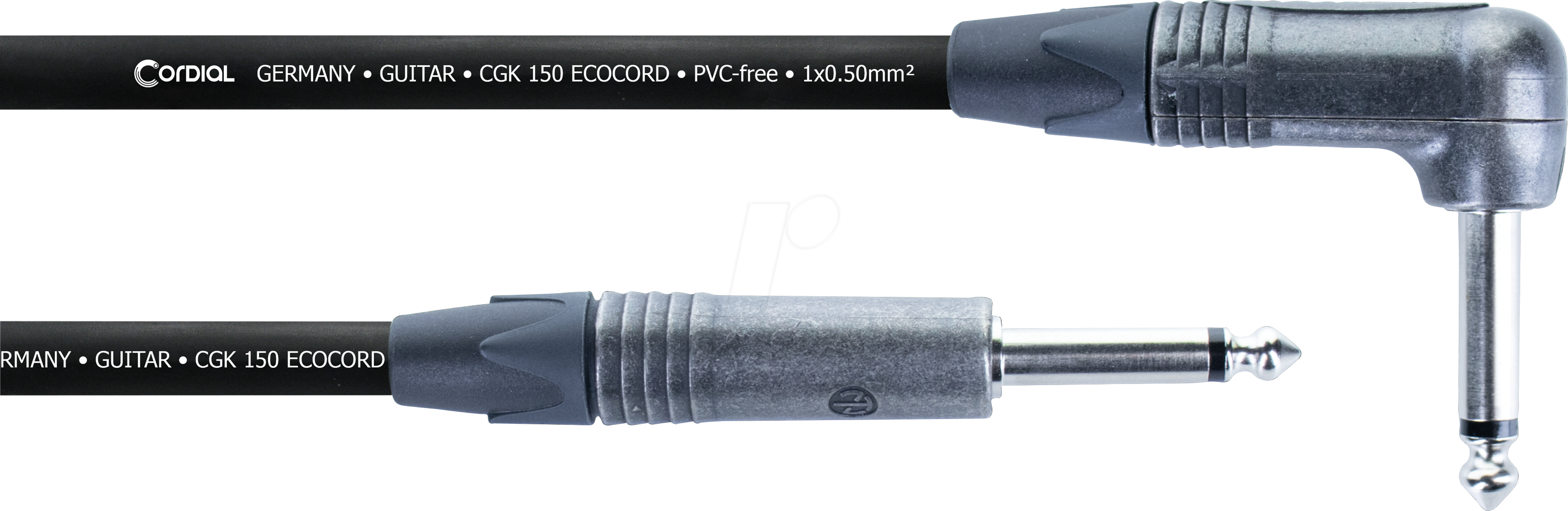 ECOC 6 PR - CORDIAL 6,3 mm Mono Klinke, Mono Winkelklinke, 6,00m