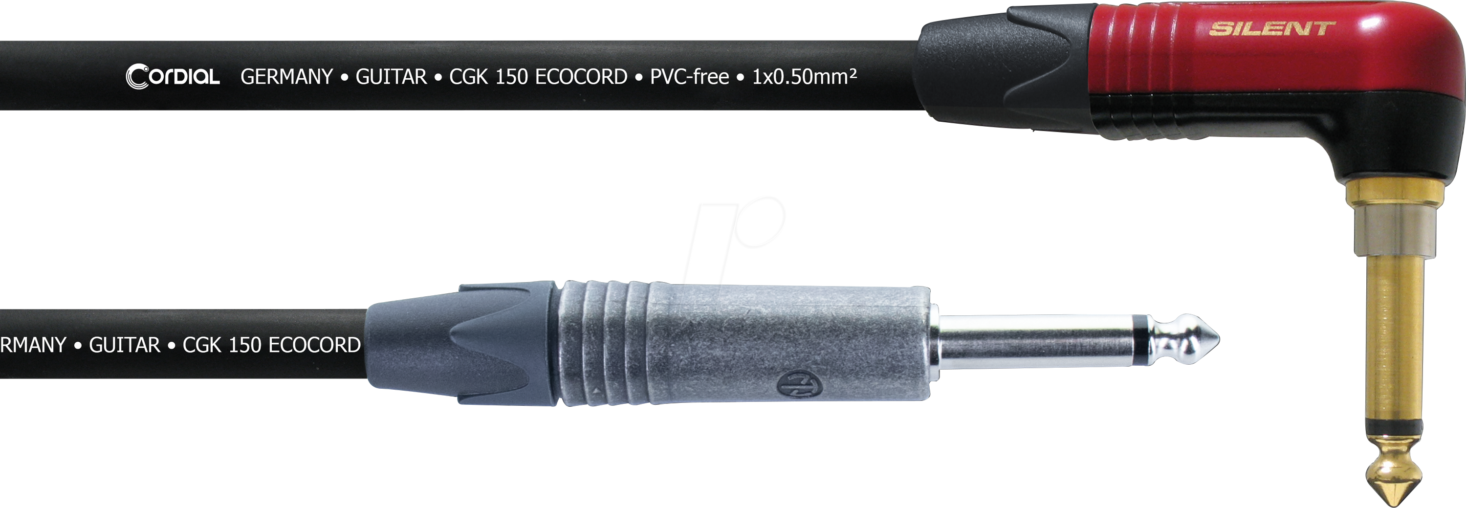 ECOH 6 PR-SILENT - CORDIAL 6,3 mm Mono Klinke, Mono Winkelklinke, 6,00m