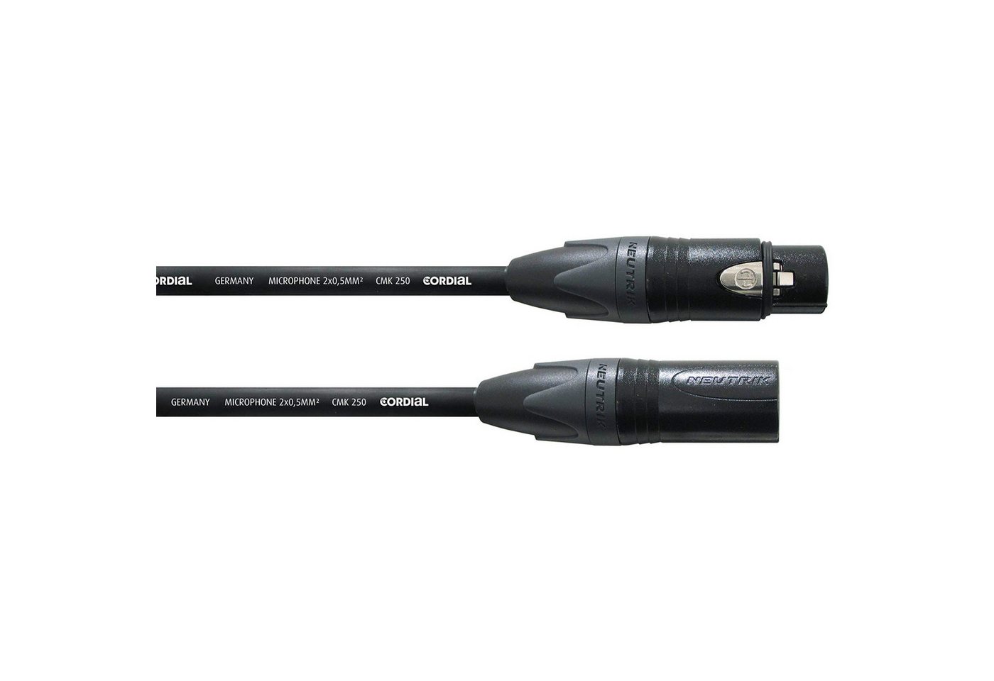 CSM 2,5FMGOLD250 - CORDIAL 1x XLR female 3 pol, 1x XLR male 3 pol, 2,50m Bild 2