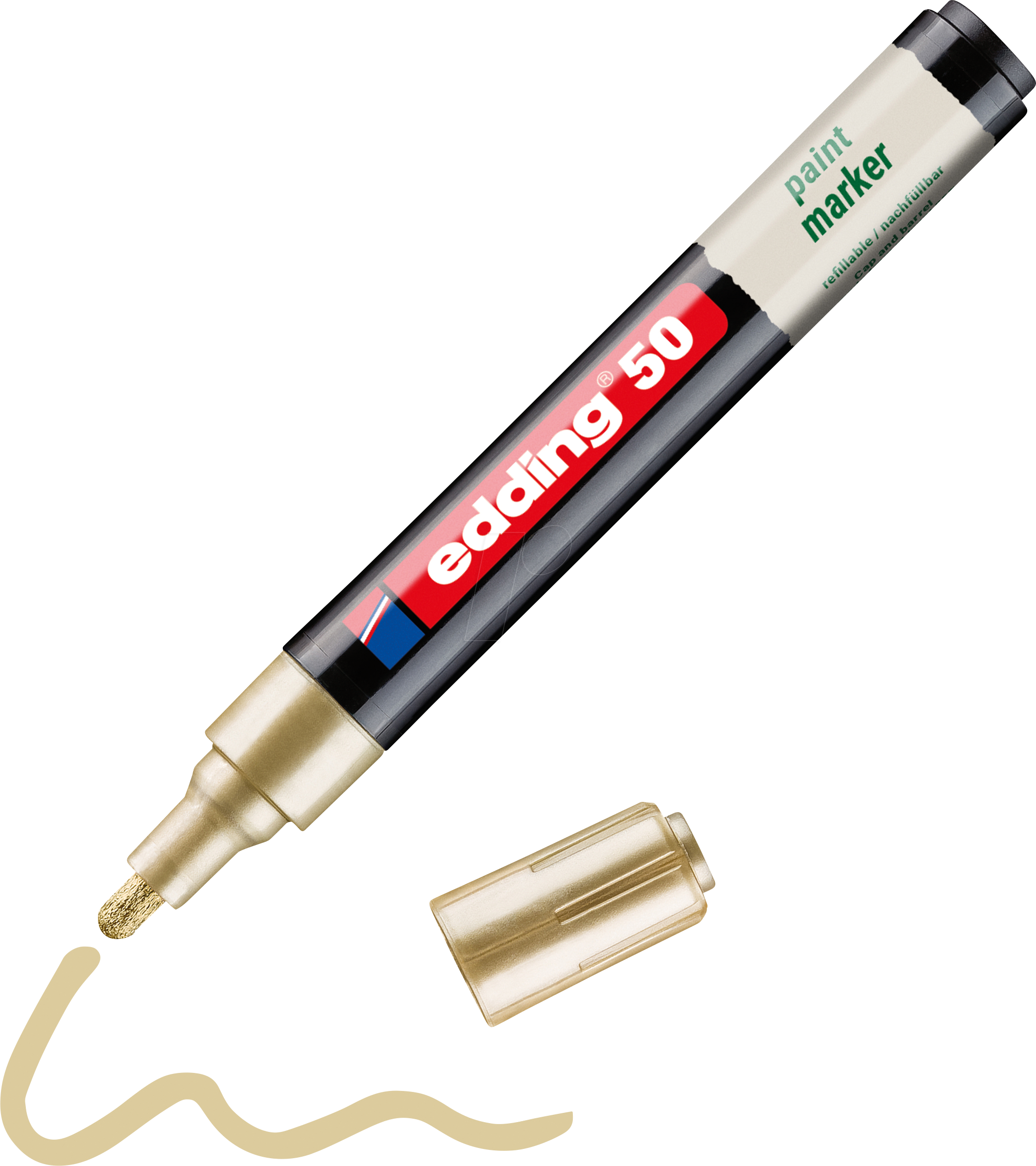 EDDING 50GO - Lack Marker, 2,0 - 3,0 mm, gold