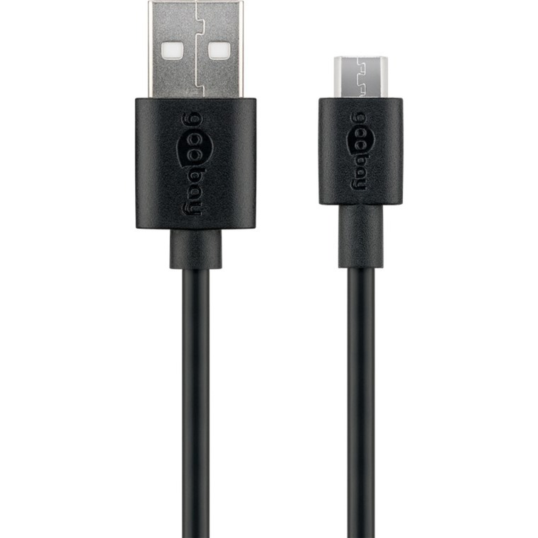 GOOBAY 46800 - Sync- & Ladekabel, USB-A -> micro USB, 1 m