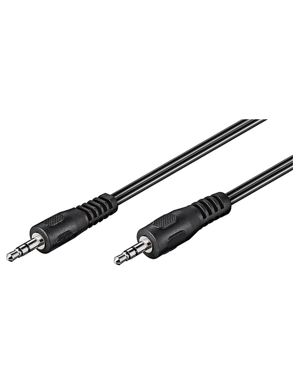 GOOBAY 50449 - Kabel Klinke, 3,5 mm, AUX, Flach, 2,5 m