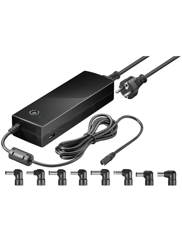 GOOBAY 55004 - Notebook-Netzteil, 134,5 W, 12-24 V DC, 8,5 A, 8-fach