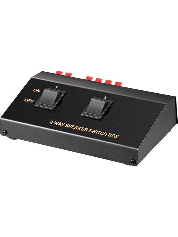 GOOBAY 60928 - Lautsprecher Umschaltbox, 2-fach