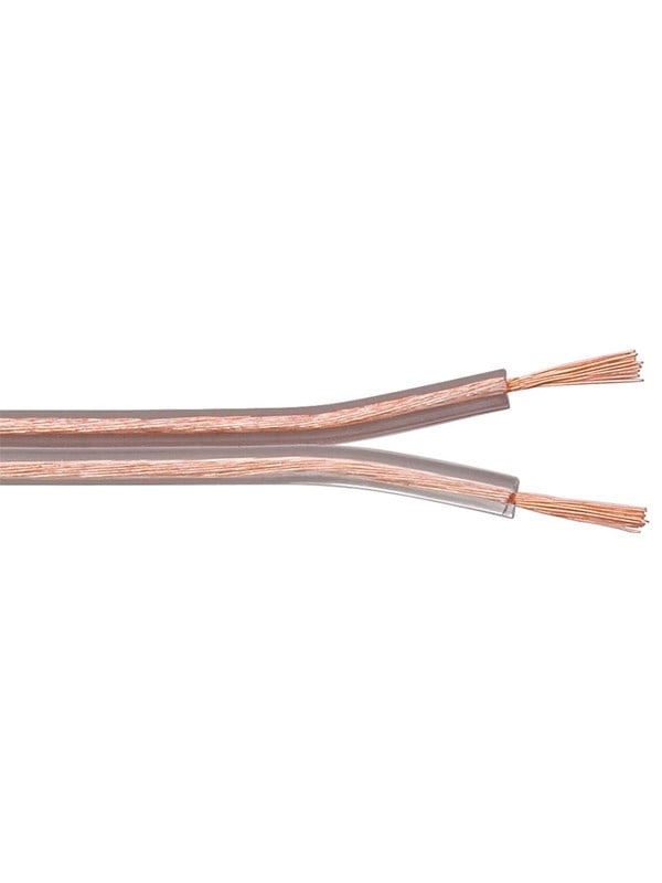 GOOBAY 67720 - Lautsprecherkabel 2x1.5 mm², 10 m transparent CCA
