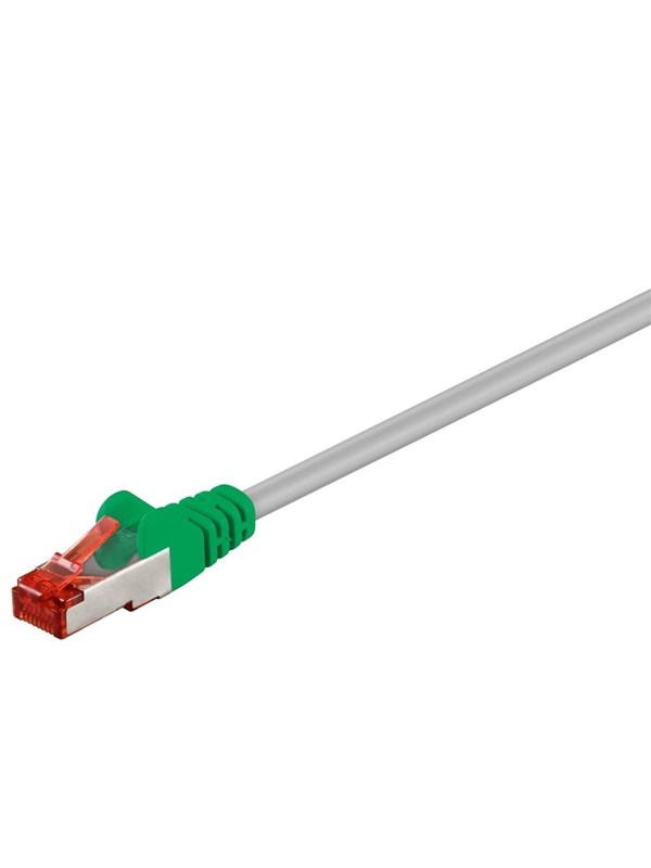 GOOBAY 68461 - Cat.6 S/FTP PiMF Patchkabel, Cross CU, grün, 3 m
