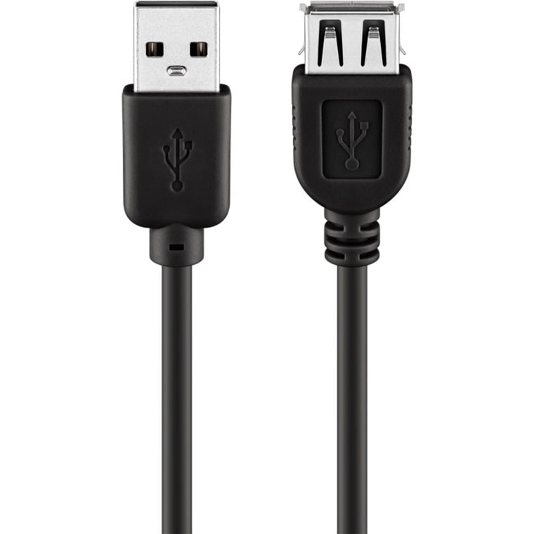 GOOBAY 68905 - USB 2.0 Hi-Speed Verlängerungskabel 5,0 m schwarz