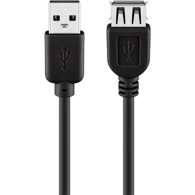 GOOBAY 68905 - USB 2.0 Hi-Speed Verlängerungskabel 5,0 m schwarz