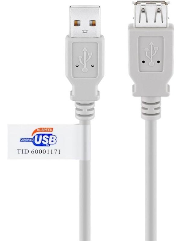 GOOBAY 68916 - USB 2.0 Verlängerungskabel mit USB Zertifikat 5 m