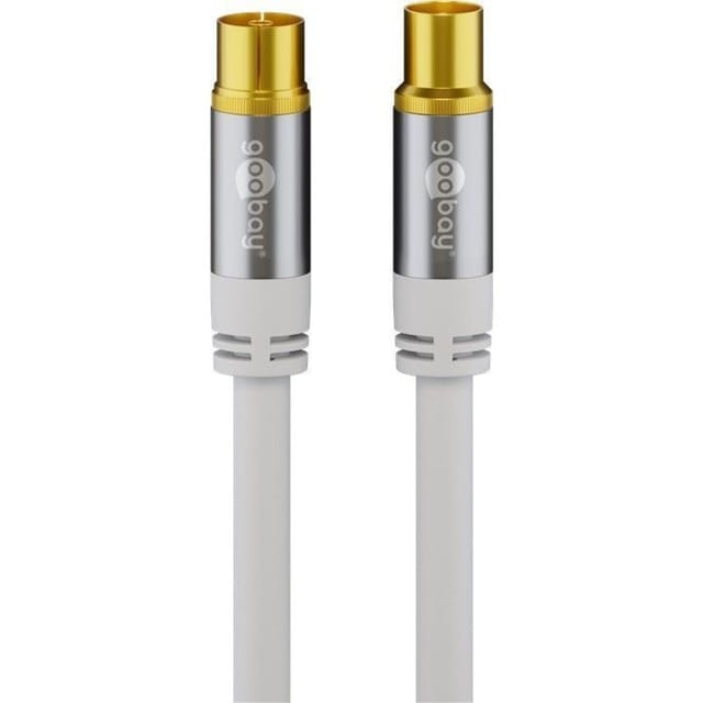 GOOBAY 70325 - Antennenanschlusskabel (IEC) (135 dB typ) 4x geschirmt, 10,0 m
