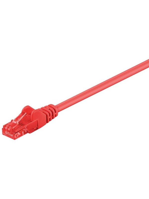 GOOBAY 95595 - Cat.6 U/UTP Patchkabel, CCA, rot, 1,5 m