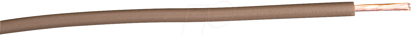 H07VK 1,5-100BR - Schaltlitze H07V-K, 1,5 mm², 100 m, braun