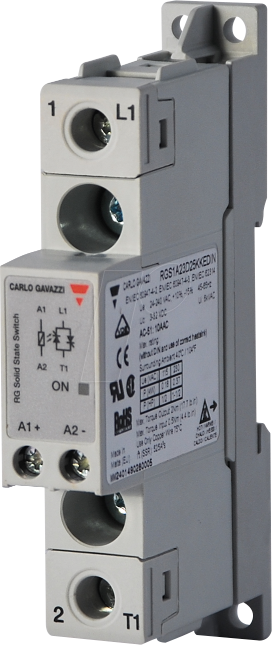 RGS1A23A50KKE - Halbleiterrelais mit integrierter Schutzfunktion, 50 A