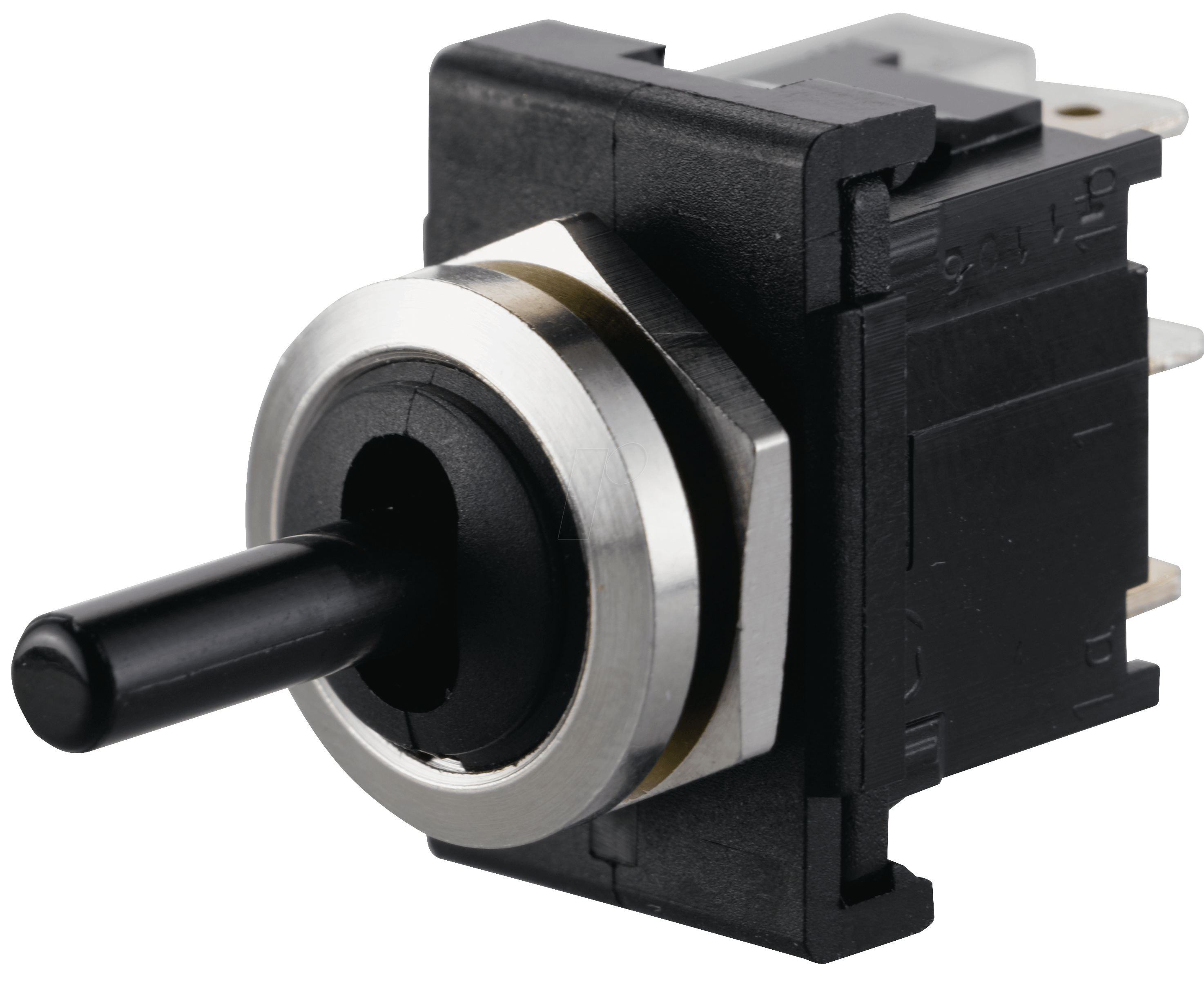 KIPP 1828.1301 - Kippschalter 6(4)A-250VAC, 1x (Ein)-Aus-(Ein), Faston
