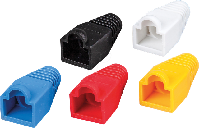 KLT VDV824650 - Knickschutztülle für RJ45, verschieden Farben, 100 Stück