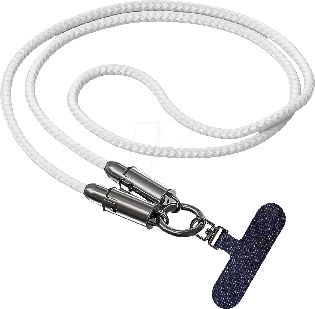 FONTASTIC 265532 - Charging Lanyard, Nylon, weiß