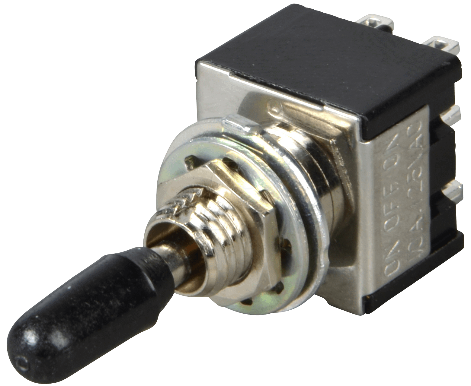 MS 169 - Kippschalter 6A-125VAC, 2x Ein-Aus-Ein