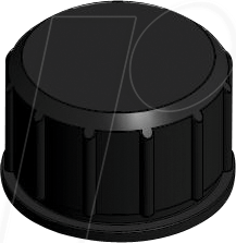M12X1K 43-16213 - Schutzkappe für M12x1 Stecker, schwarz