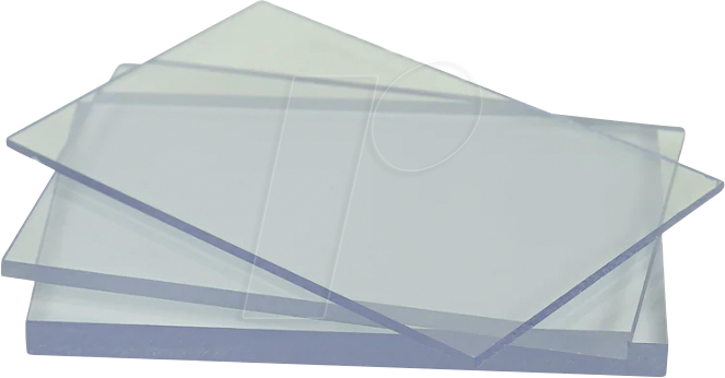 MAKERA 11524 - CNC, Polycarbonatplatte, klar, 4 mm, 150 x 200 mm