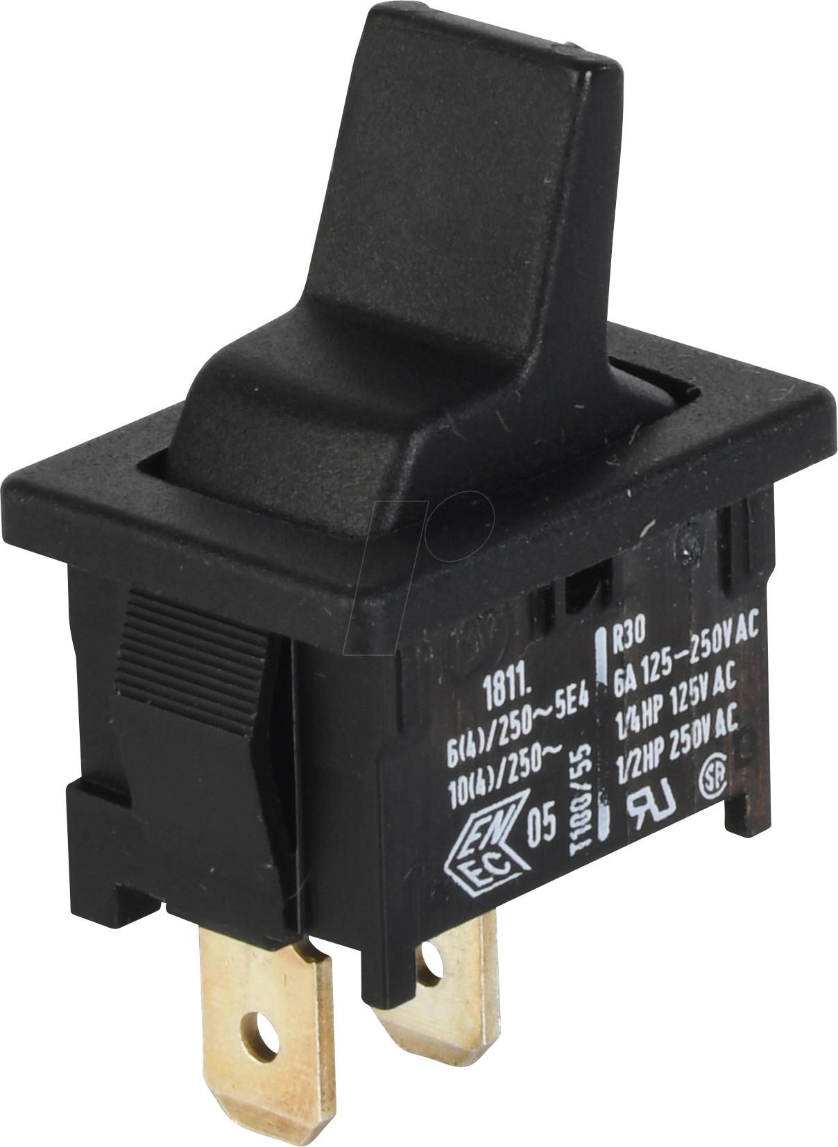 MAR 1811.1102 - Kippschalter EIN-AUS, 250 V AC /10(6) A , 1 pol
