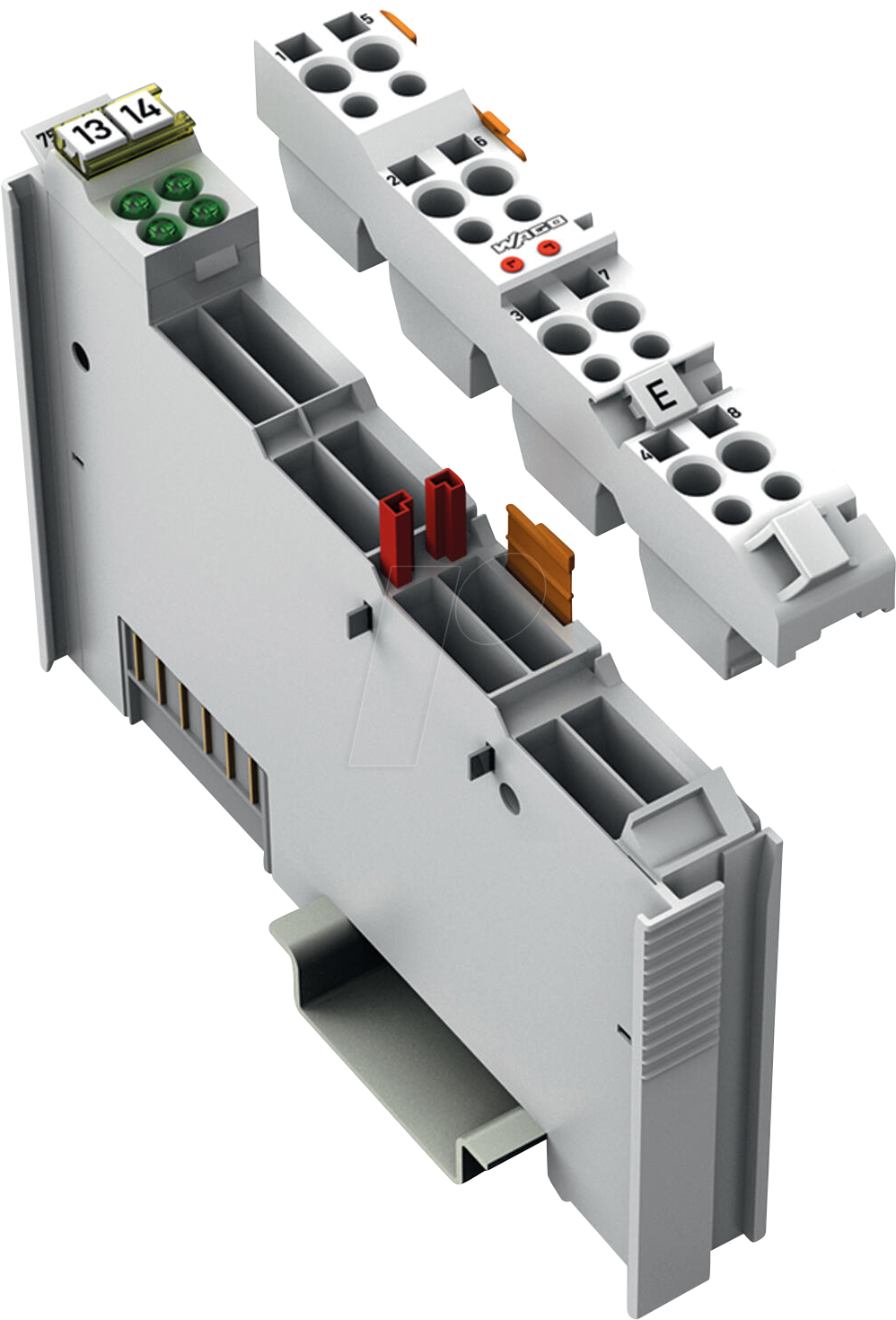 WAGO 753-409 - 4-Kanal-Digitaleingang, DC 24 V,negativschaltend