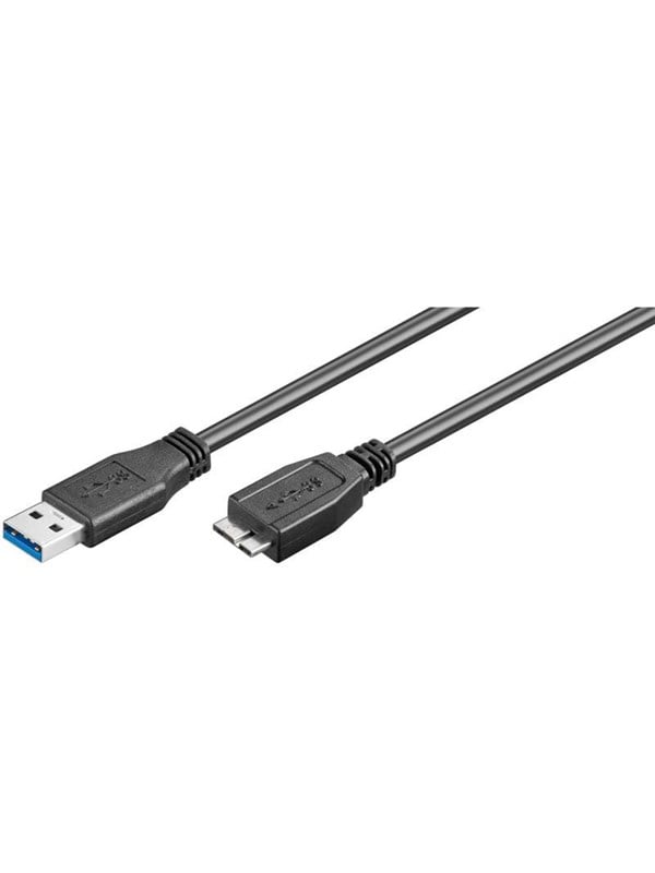 USB3 A-A-MIC3 SW - USB 5 Gb/s Kabel, A Stecker auf Micro B Stecker, 3 m