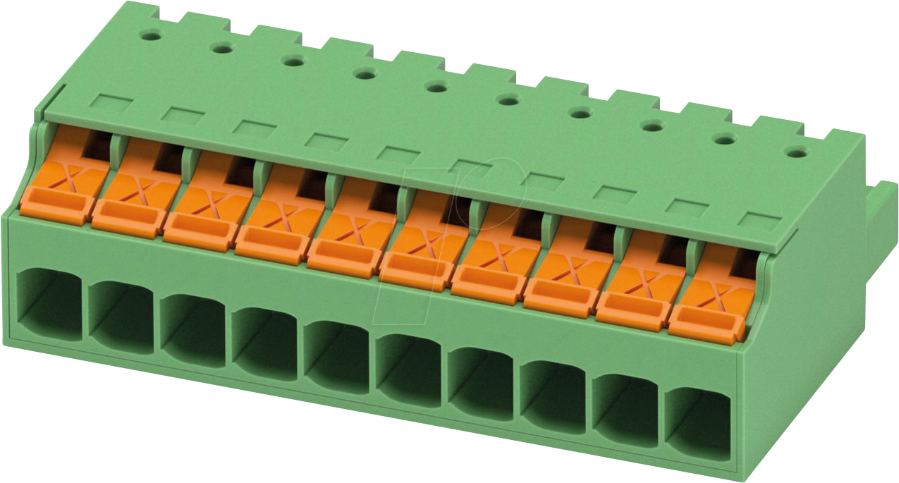 XPC 10-ST 5,08 - Leiterplattenstecker, 10-polig, RM: 5,08 mm, Push-X