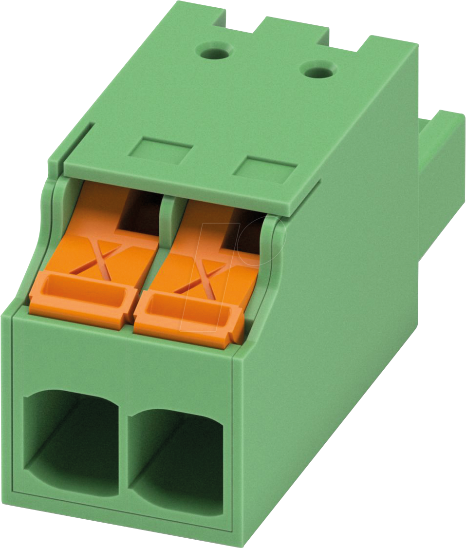 XPC 2-ST 5,08 - Leiterplattenstecker, 2-polig, RM: 5,08 mm, Push-X