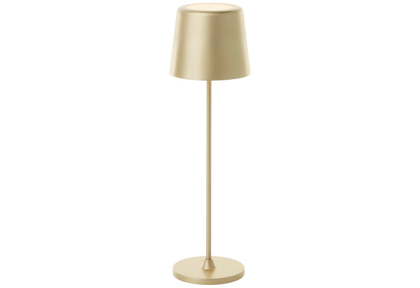 BRILLIANT LED-Akku-Tischleuchte Kaami, 2 W, 310 lm, 3000 K, gold, 2er Set Bild 2
