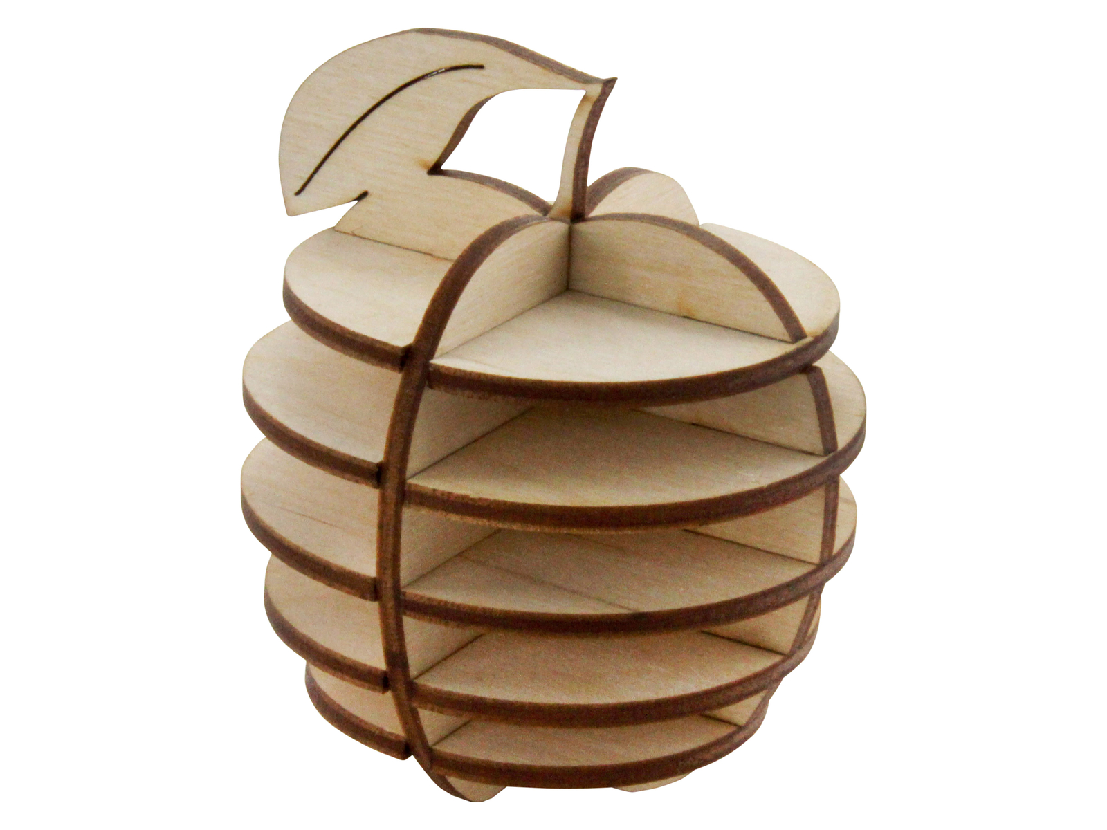 SOL-EXPERT 3D Holz Apfel Puzzle