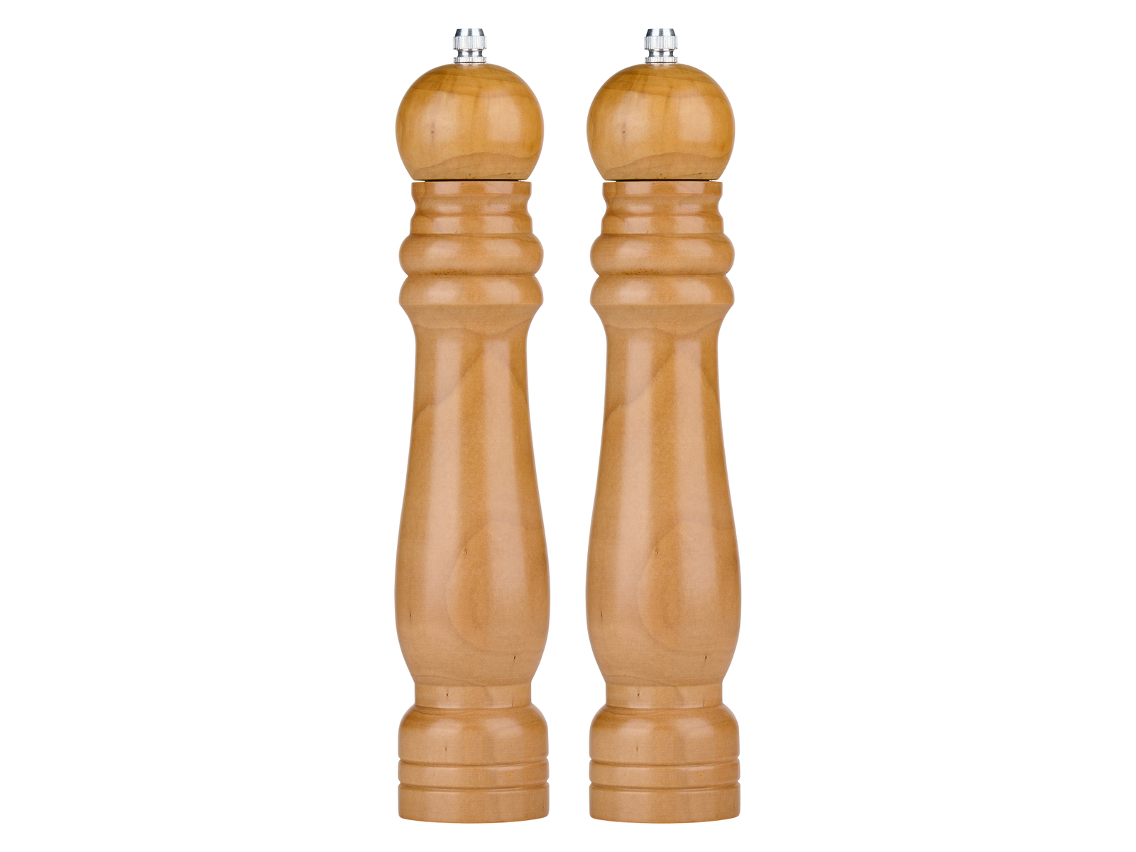 ALPINA Pfeffer- und Salzmühle Wood, verstellbares Mahlwerk, 25 cm hoch