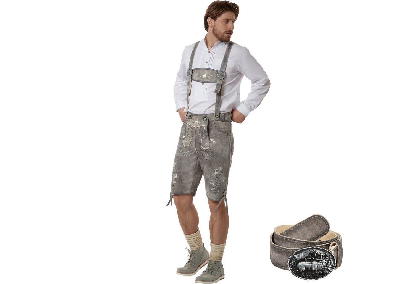tectake® Lederhose Marlon Bild 3